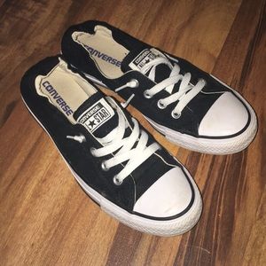 Women's Black Shoreline Converse